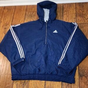 1990’s Vintage Navy Blue Adidas Windbreaker